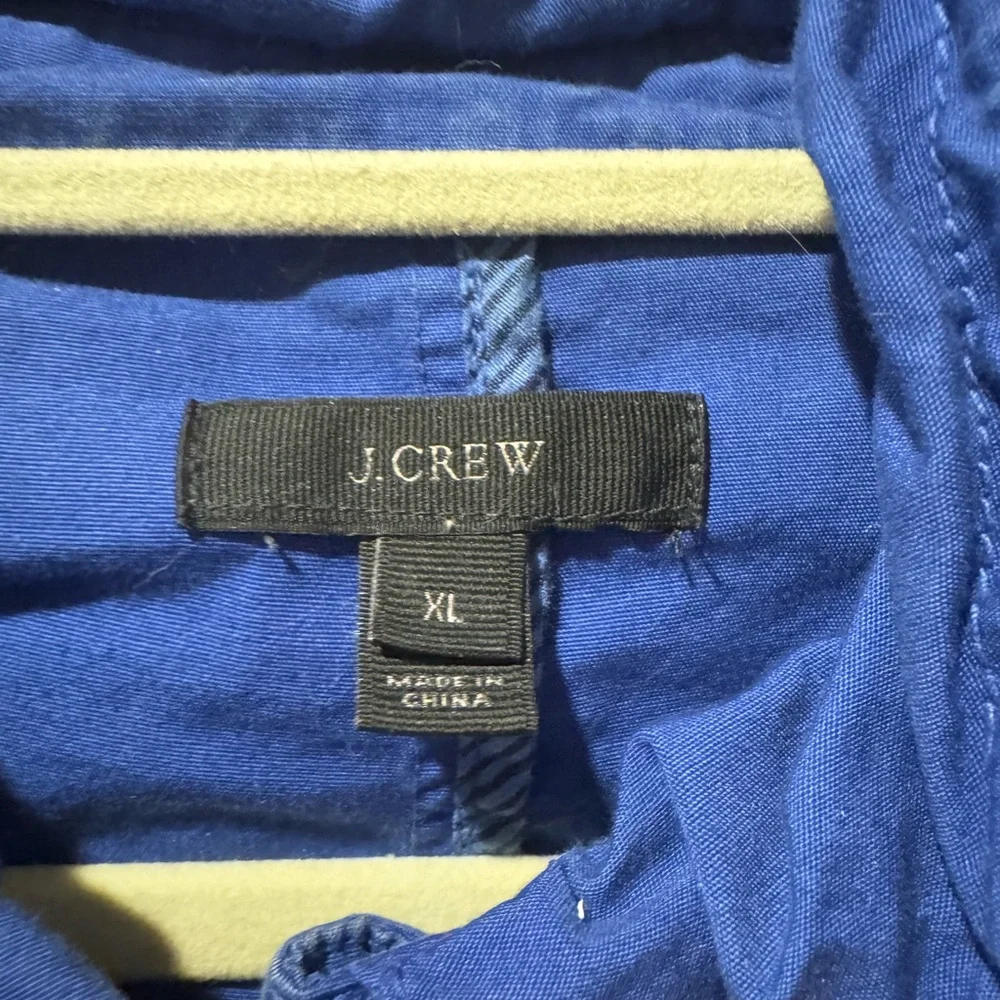 J.Crew Royal Blue Utility Jacket – Size XL - Picture 3 of 4